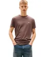 T-shirt col rond Homme REG BADGE TEE EX Marron