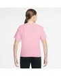T-shirt Fille G NSW TEE BOXY ESSNTL LBR Rose