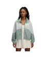 Veste zip à capuche Femme UA RIVAL WOVEN JACKET Vert