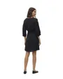 Robe courte Femme VMMYE 3/4 ABK DRESS WVN BTQ GA Noir