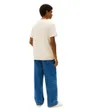T-shirt col rond Homme REG BADGE TEE EX Écru
