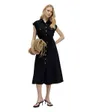 Robe Chemise Sans Manches Femme Salsa Boutons Naturels