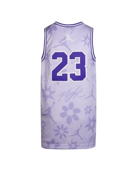 Tee-shirt SM Fille JDN JORDAN 23 AOP JERSEY Violet