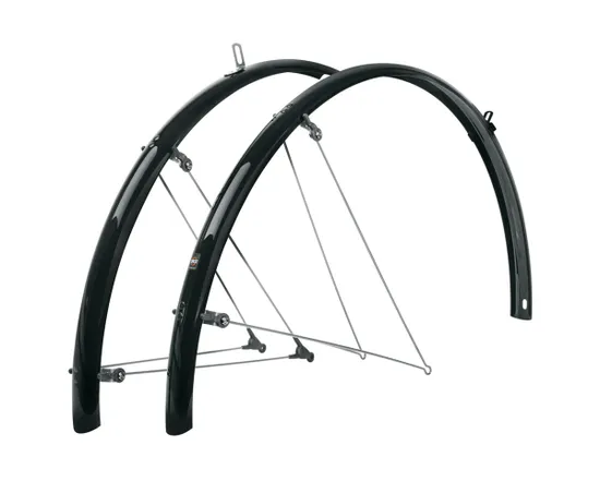 Kit de garde-boues avant/arrière 28 BLUEMELS BASIC 35 Noir