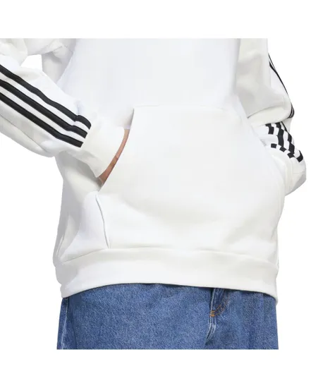 Sweat à capuche manches longues Homme M 3S FL HD Blanc