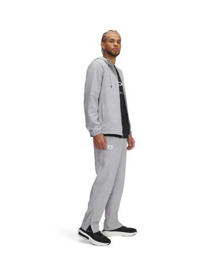 Pantalon de survetement Homme UA RIVAL WVN WINDBREAKER PNT Gris