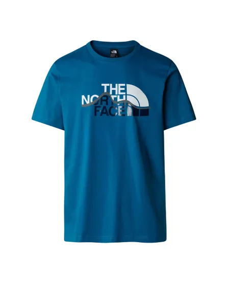 T-shirt Homme M S/S MOUNTAIN LINE TEE Bleu