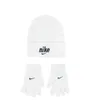 Coffret Enfant COZY BEANIE AND GLOVE SET Blanc