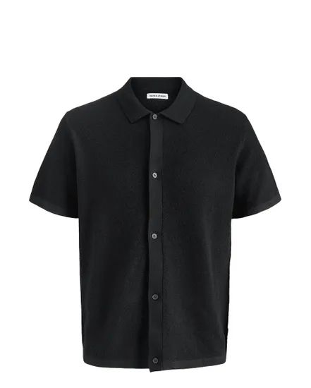 Chemise Tricotée Homme JJEGeorge Noir