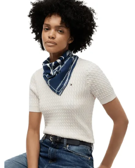 Foulard Femme Tommy Script Silk