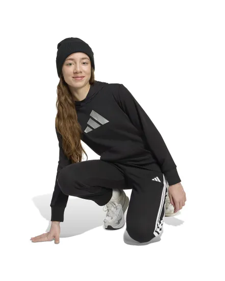 Sweat Fille JG GLAM HD Noir