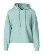 Sweat à capuche manches longues Femme PCCHILLI LS HOODIE NOOS BC Bleu