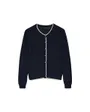 Cardigan Femme Newlexsun Contrast