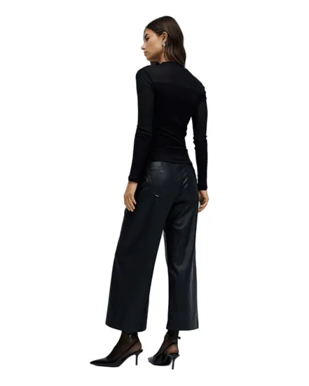 Top manches longues Femme LONGSLEEVE WITH TRANSPARENCY Noir