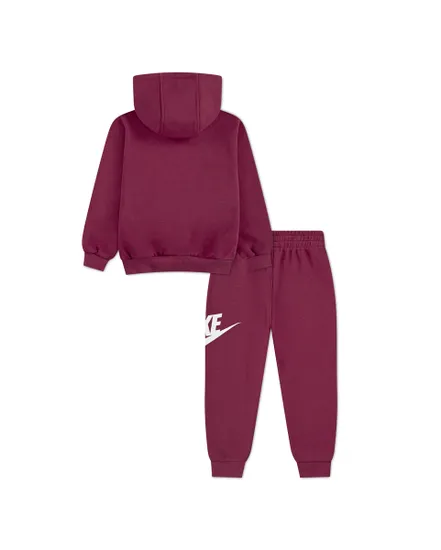 Ensemble de survetement Bébé NKN CLUB FLEECE SET Bordeaux