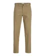 Pantalon coupe décontractée Homme JPSTKANE BARRET CHINO NOOS Marron