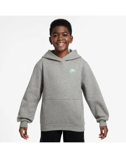Sweat à capuche Enfant plus agé K NSW CLUB FLC HDY LBR Gris
