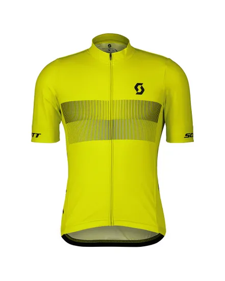 Maillot manches courtes Homme RC TEAM 10 Jaune/Noir