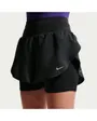 Short Femme W NK FLOW DF HR 2N1 SHRT Noir