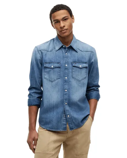 Chemise Denim Homme Western Regular