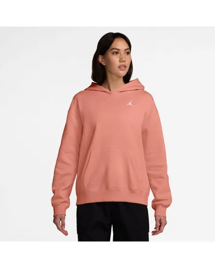 Sweat à capuche Femme W J BRK FLC PO  24 Rose