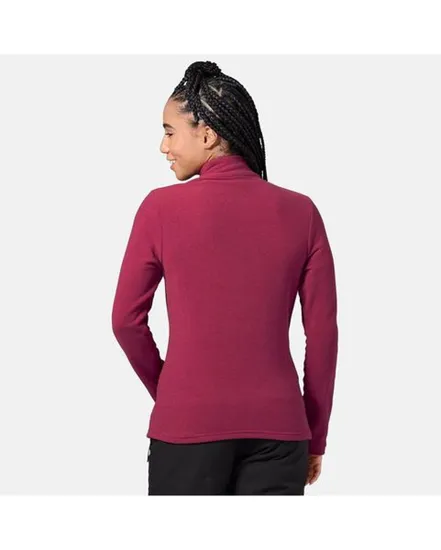 Haut zip manches longues Femme MID LAYER 1/2 ZIP ROY Rose