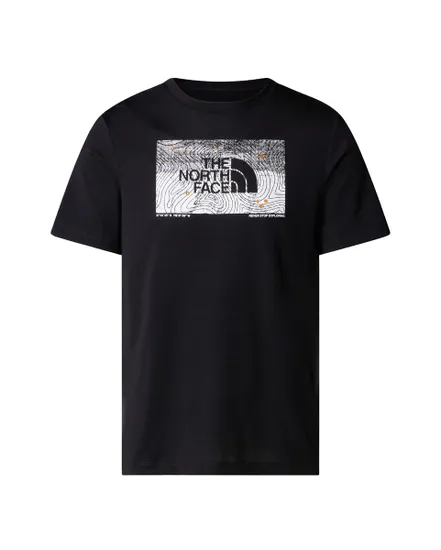 T-shirt Homme M FOUNDATION ABSTRACT GRAPHIC TEE Noir