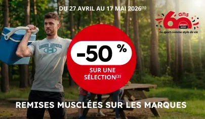 Remises musclées sur les marques !
