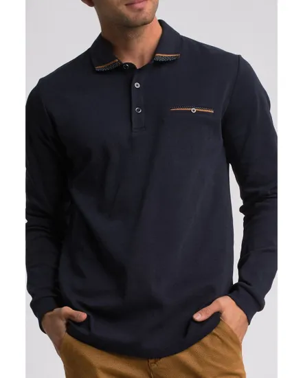 Polo manches longues Homme CLASSIC POLO ML Bleu