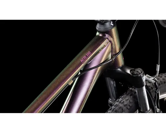 VTT semi rigide Enfant ACID 240 Violet/Rose