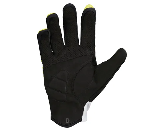 Gants longs Unisexe RC TEAM LF Jaune Soufre/Blanc