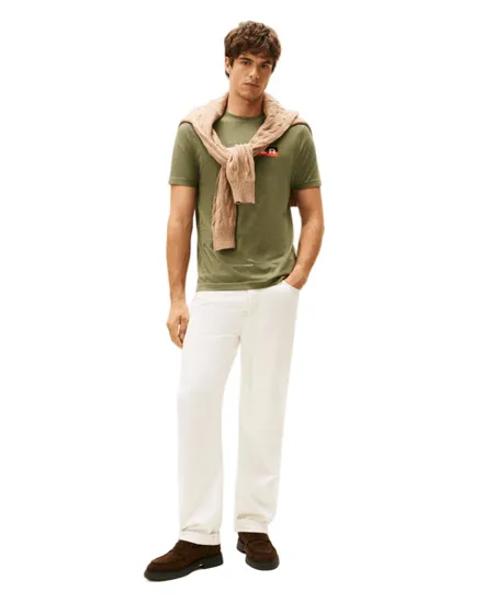 T-shirt col rond Homme TH COLOUR BLOCK GRAPHIC TEE Vert