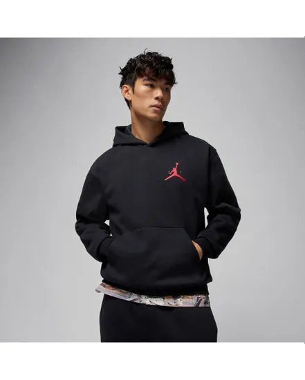 Sweat à capuche Homme M J JUMPMAN FLC PO Noir