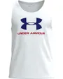 Debardeur Homme UA M SPORTSTYLE LOGO TANK Blanc