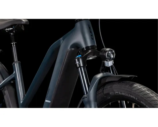 Vélo électrique trekking Femme KATHMANDU HYBRID COMFORT PRO 800 Noir