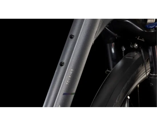 Vélo trekking Unisexe TOURING PRO Gris