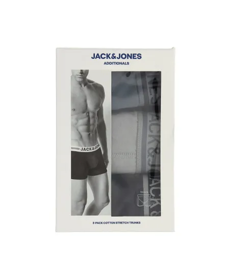 Boxers Homme Jacjohn Solid Trunks 3 Pack