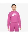 Sweat a capuche manches longues Enfant G NSW CLUB FT CROP HOODIE HBR Rose