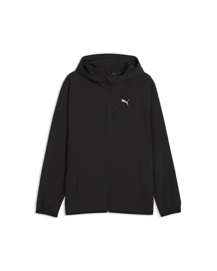 Veste zip à capuche Homme M PWRTRAIN STRETCH WOVEN JACKET Noir