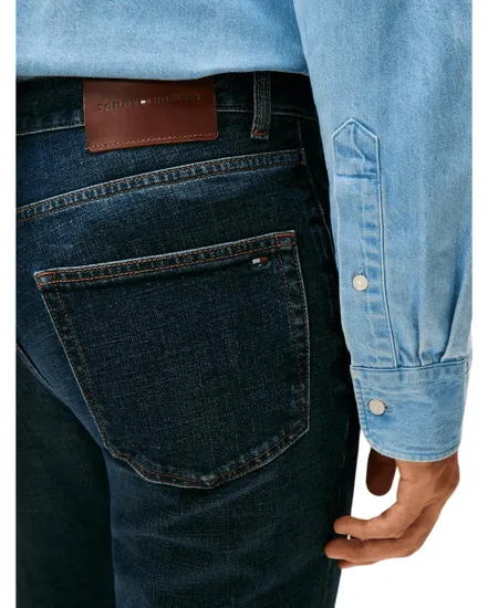 Jean Homme STRAIGHT DENTON STR Bleu Foncé