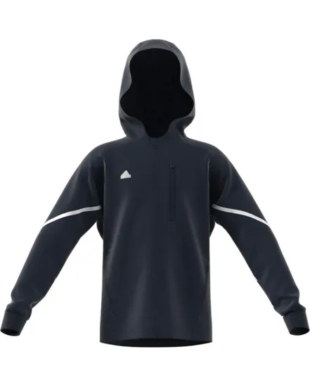 Sweat a capuche manches longues Enfant B D4GMDY FZ HD Bleu