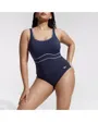 Maillot de bain Femme SOLID CONTOUR ECLIPSE 1P NAV/PUR Bleu