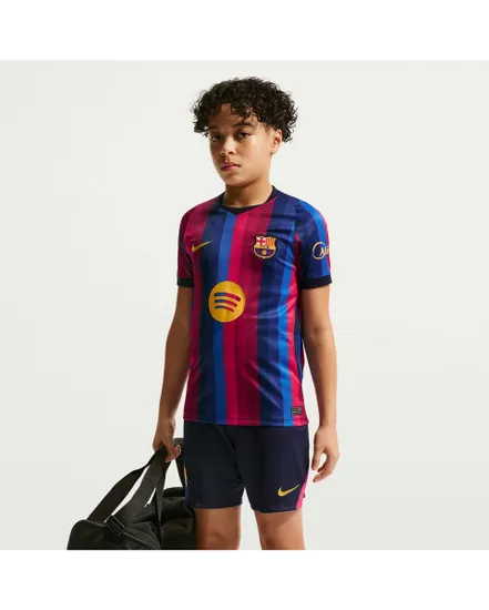 Maillot de football Enfant FCB Y NK DF JSY SS STAD HM Bleu