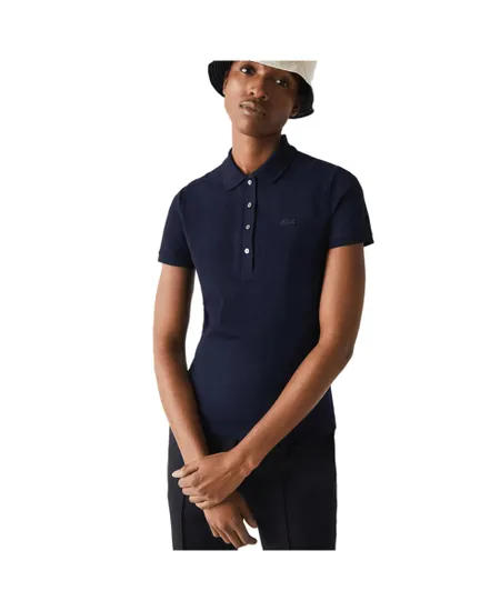 Polo Femme L.12.D Slim Fit Stretch Mini Piqué