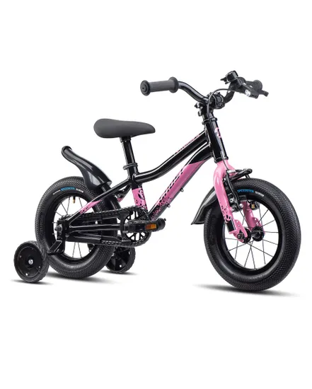 Vélo Enfant POWERKID 12 Noir/Rose