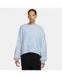 Sweatshirt Femme W NSW PHNX FLC OOS CREW Bleu