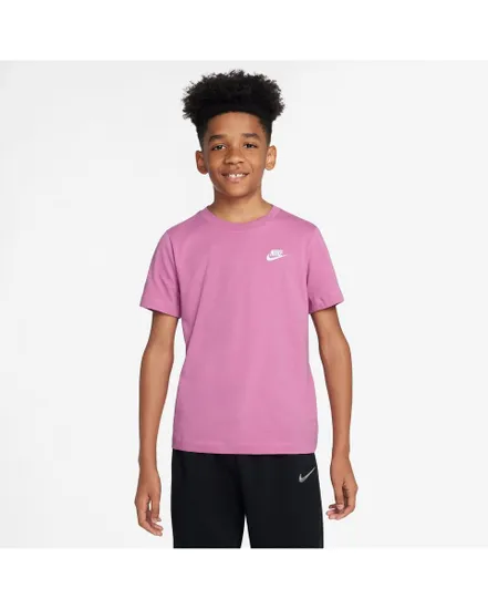 T-Shirt Enfant plus âgé K NSW TEE EMB FUTURA LBR Rose