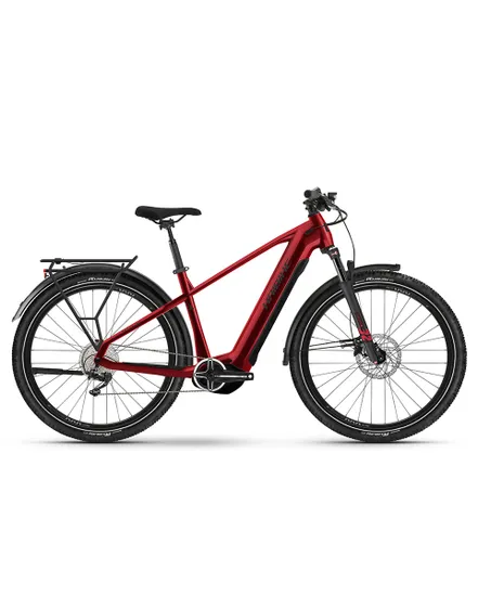 Vélo électrique trekking Unisexe TREKKING 5 HIGH Rouge