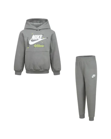 Survêtement Jeune enfant KNB B NSW HBR FUTURA PO PANT S Gris