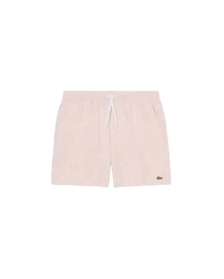 Boxer De Bain Homme Lacoste Seersucker Rayé